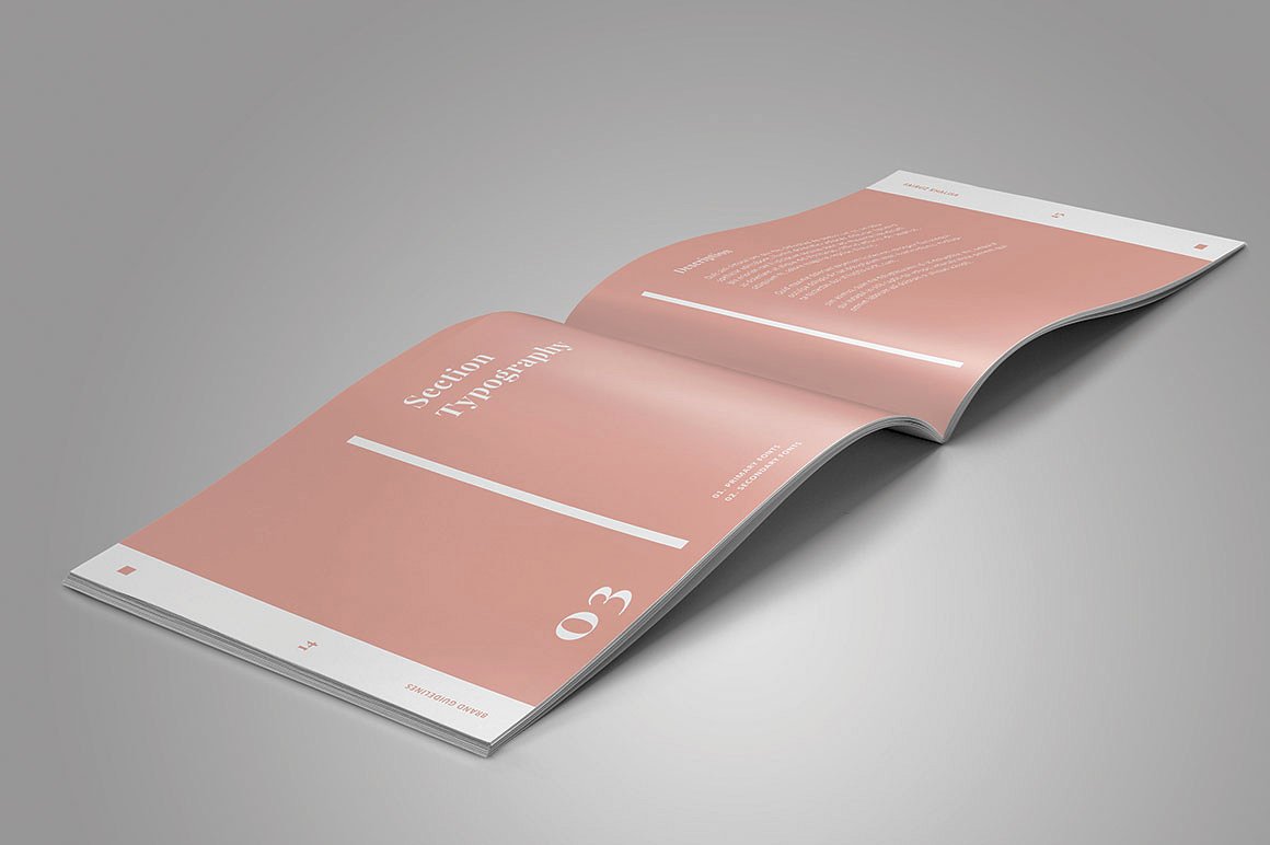 干净且专业的A4品牌手册模板 Clean And Professional A4 Brand Brochure Template插图6
