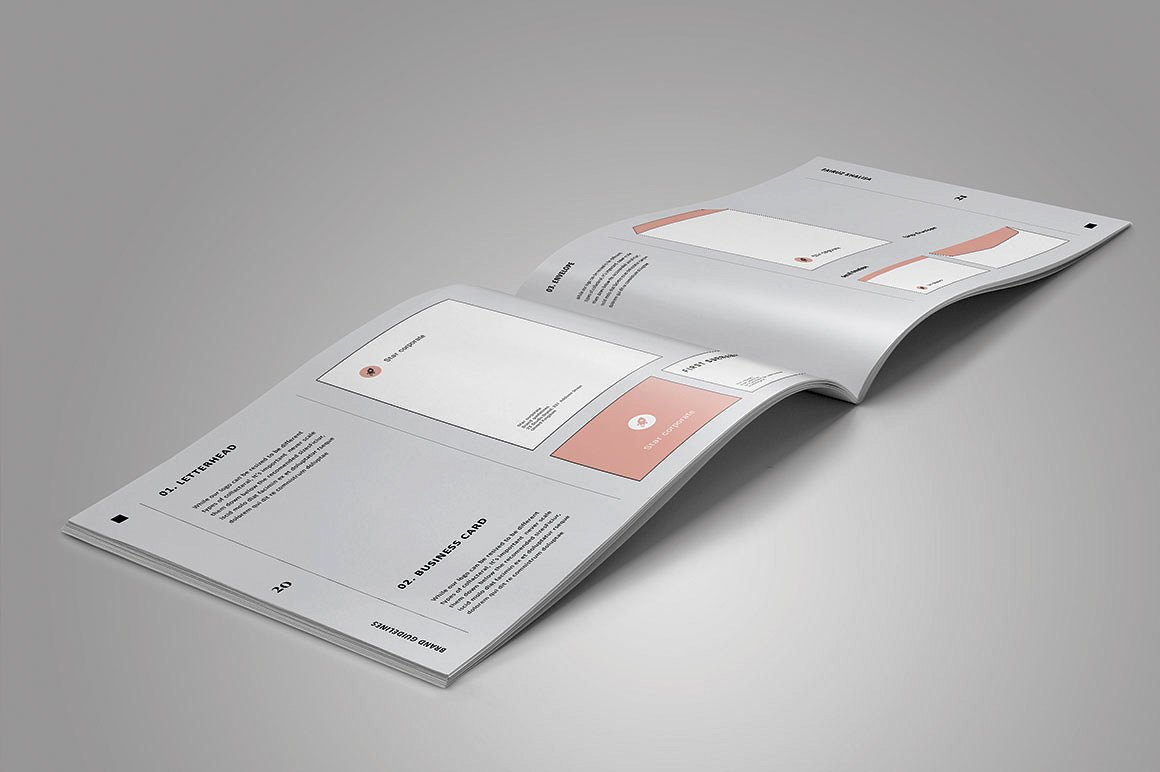 干净且专业的A4品牌手册模板 Clean And Professional A4 Brand Brochure Template插图9