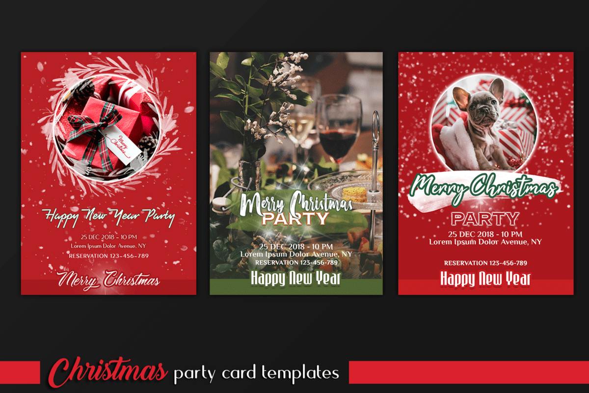 圣诞节和新年Instagram故事卡片模板套装 Christmas Instagram & Card Bundle插图18
