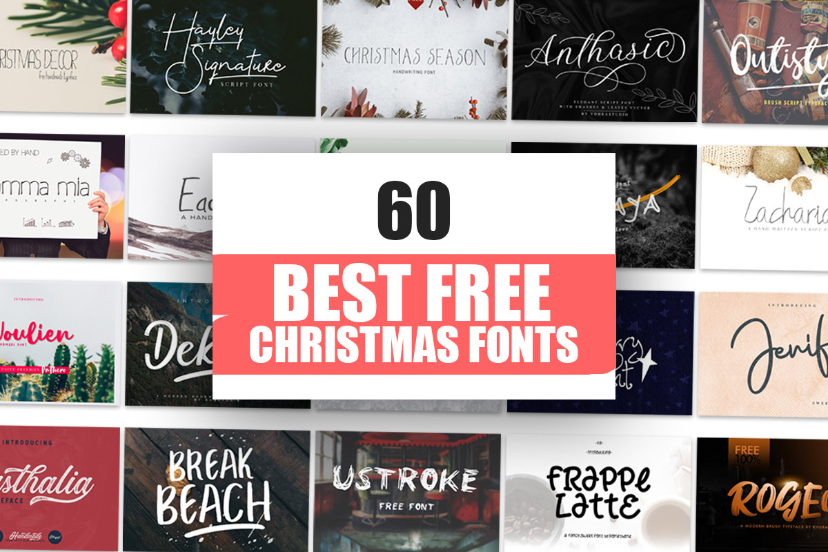 60个最佳的圣诞节日字体 60 Best Christmas Fonts插图
