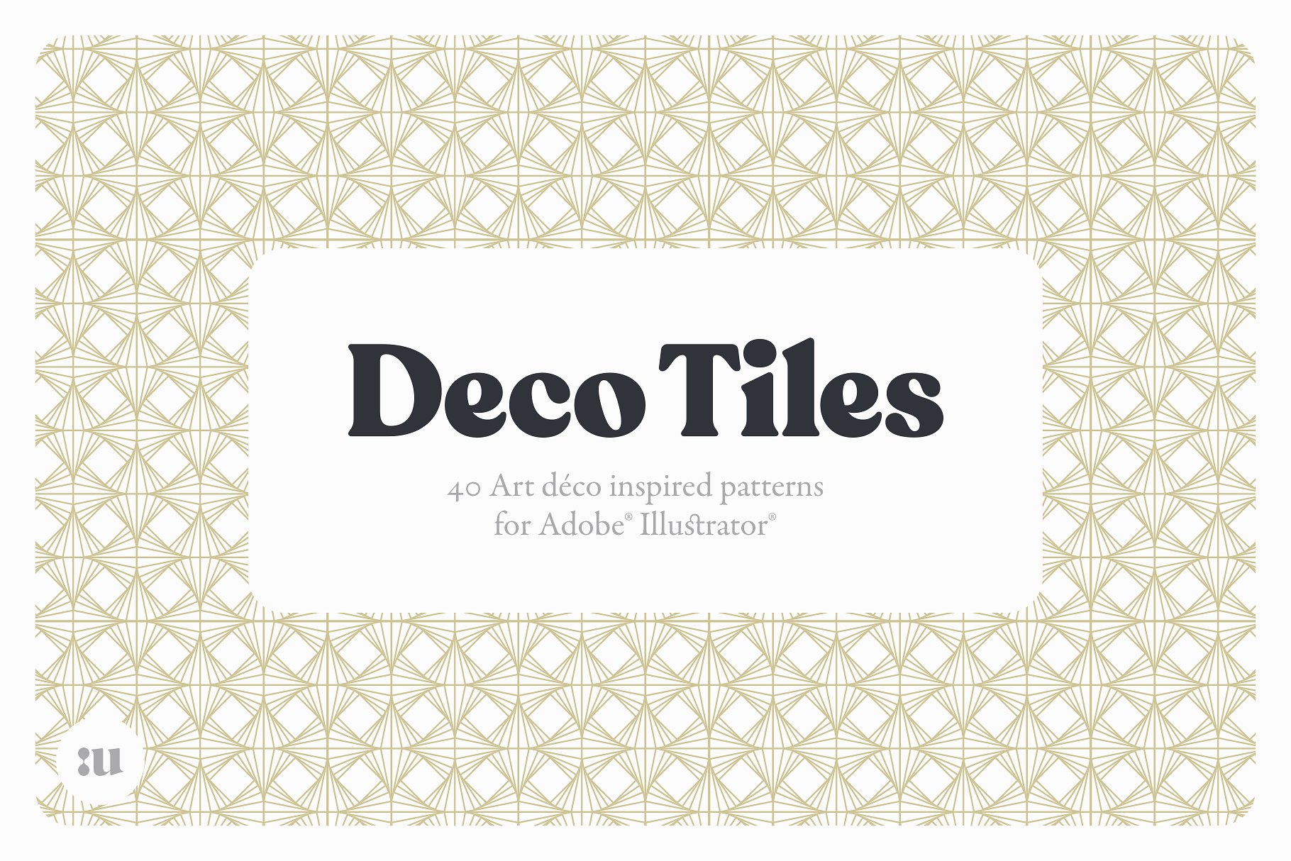 40种黑白无缝装饰瓷砖矢量花纹图案 40 Black And White Seamless Decorative Tiles Vector Pattern插图