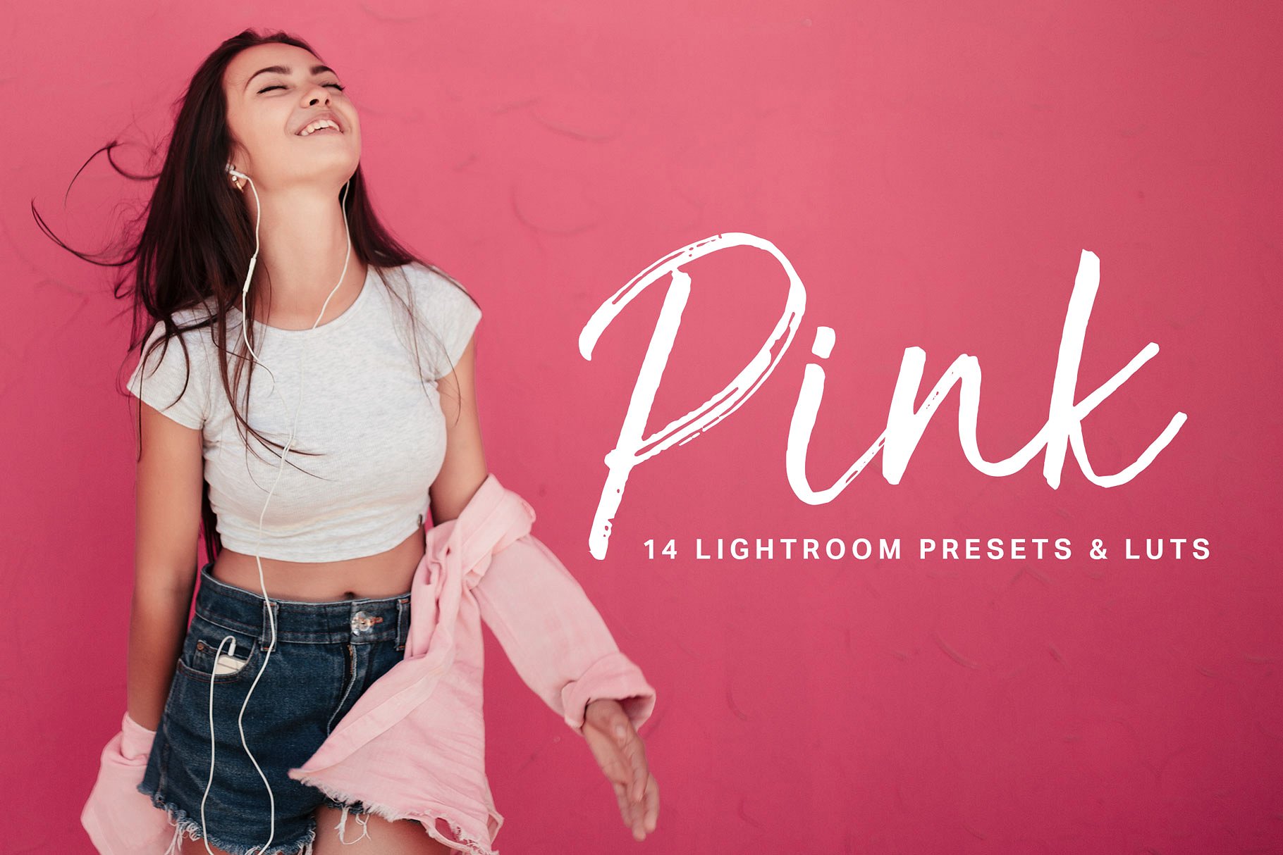 粉嫩的艺术照Lightroom预设 Pink Lightroom Presets and LUTs插图