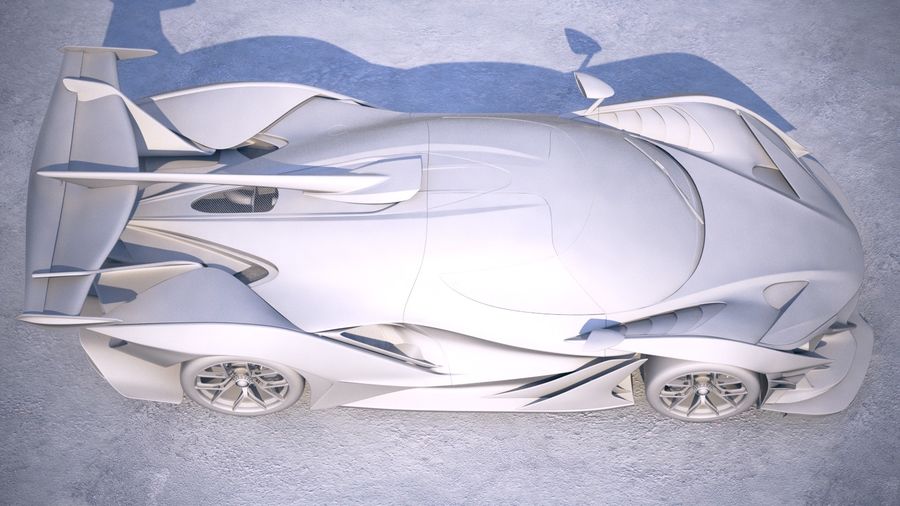 陆地怪兽德国阿波罗赛道跑车2019 3D模型 Gumpert Apollo Intensa Emozione 2019 3D Model插图12