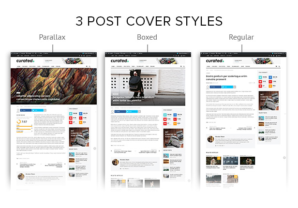 简约时尚的杂志博客主题WordPress模板 Curated | Ultimate Modern Magazine Theme插图3