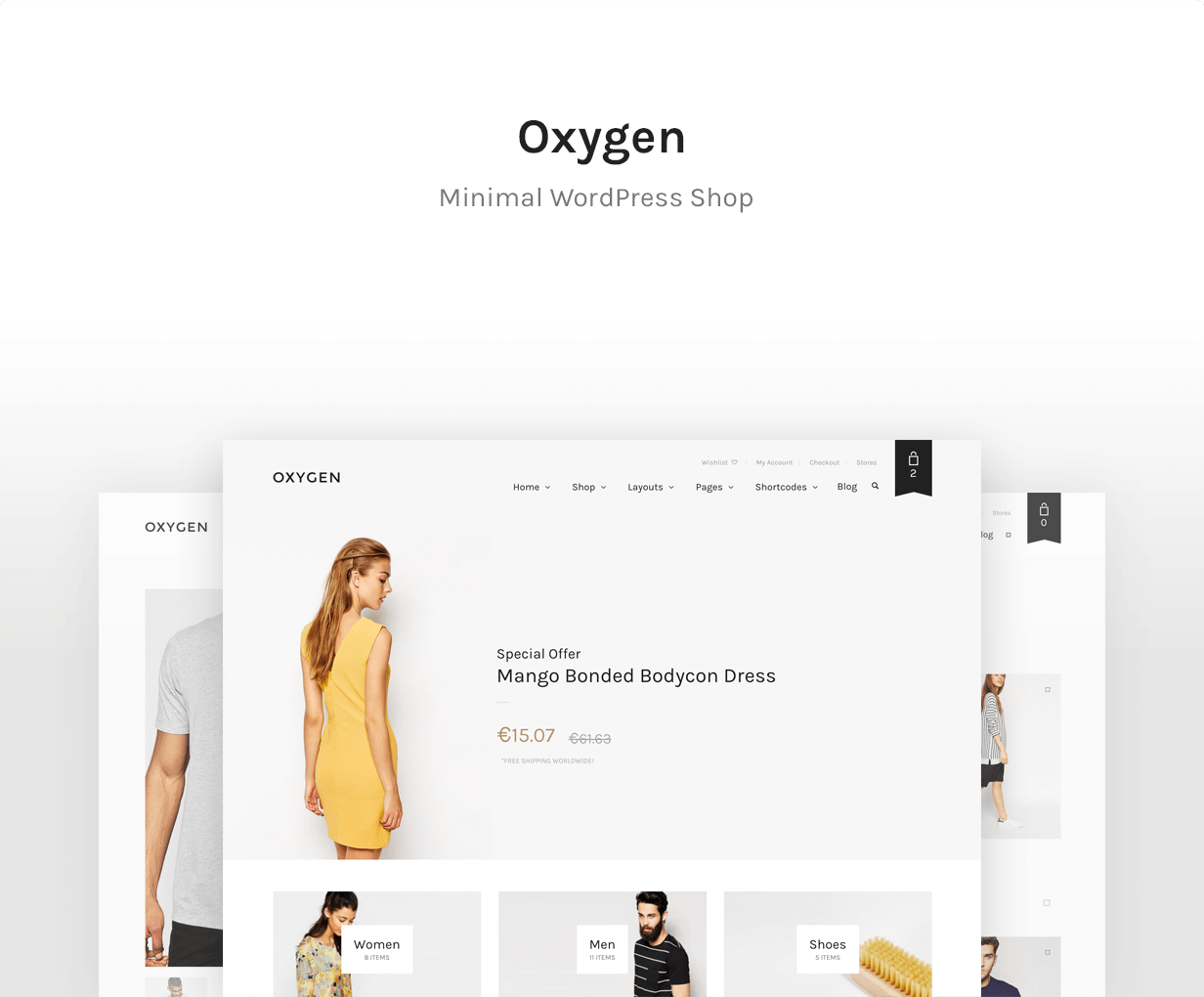 简约时尚的服装在线购物商城WordPress主题模板 Oxygen – WooCommerce WordPress Theme插图