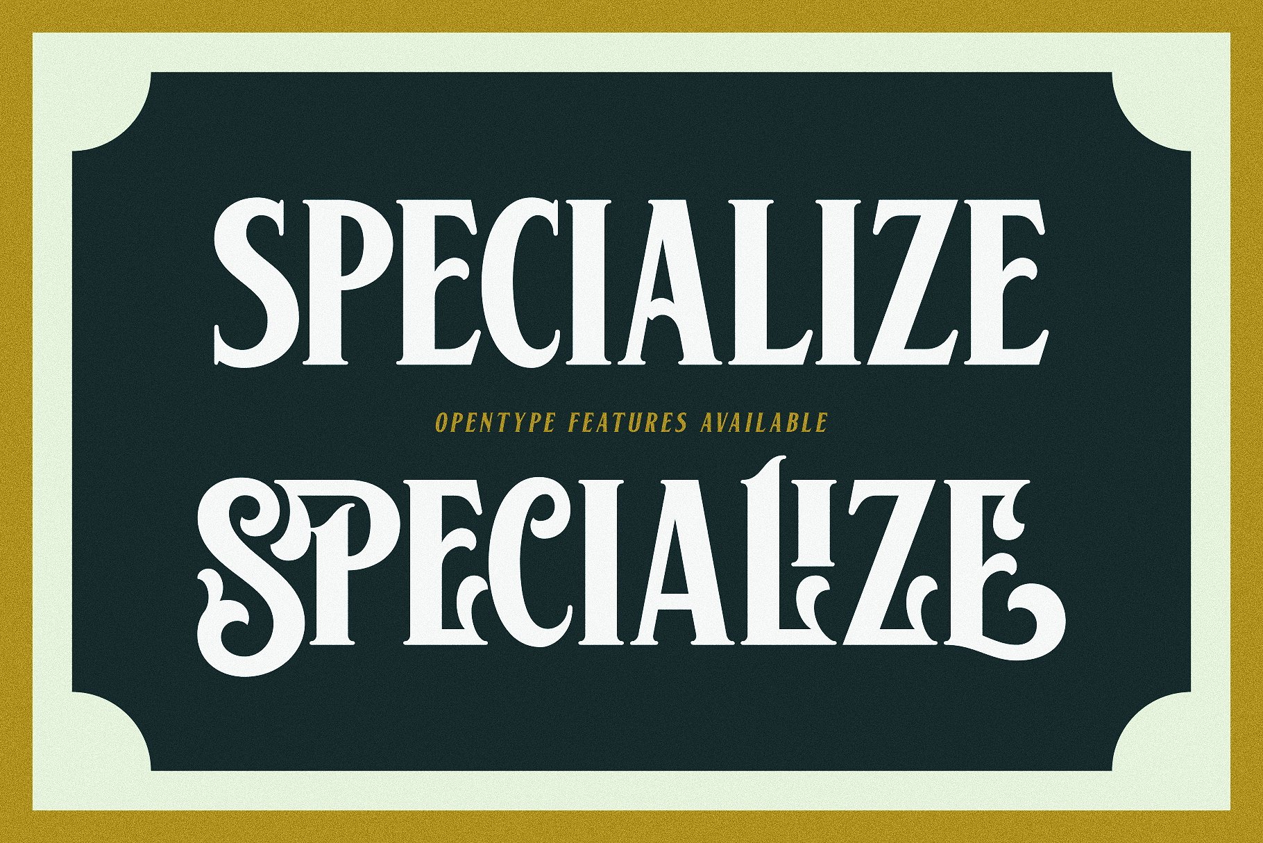 复古排版精神锻造而成干净的衬线字体 Retro Typography Spirit Forged Into A Clean Serif Font插图3