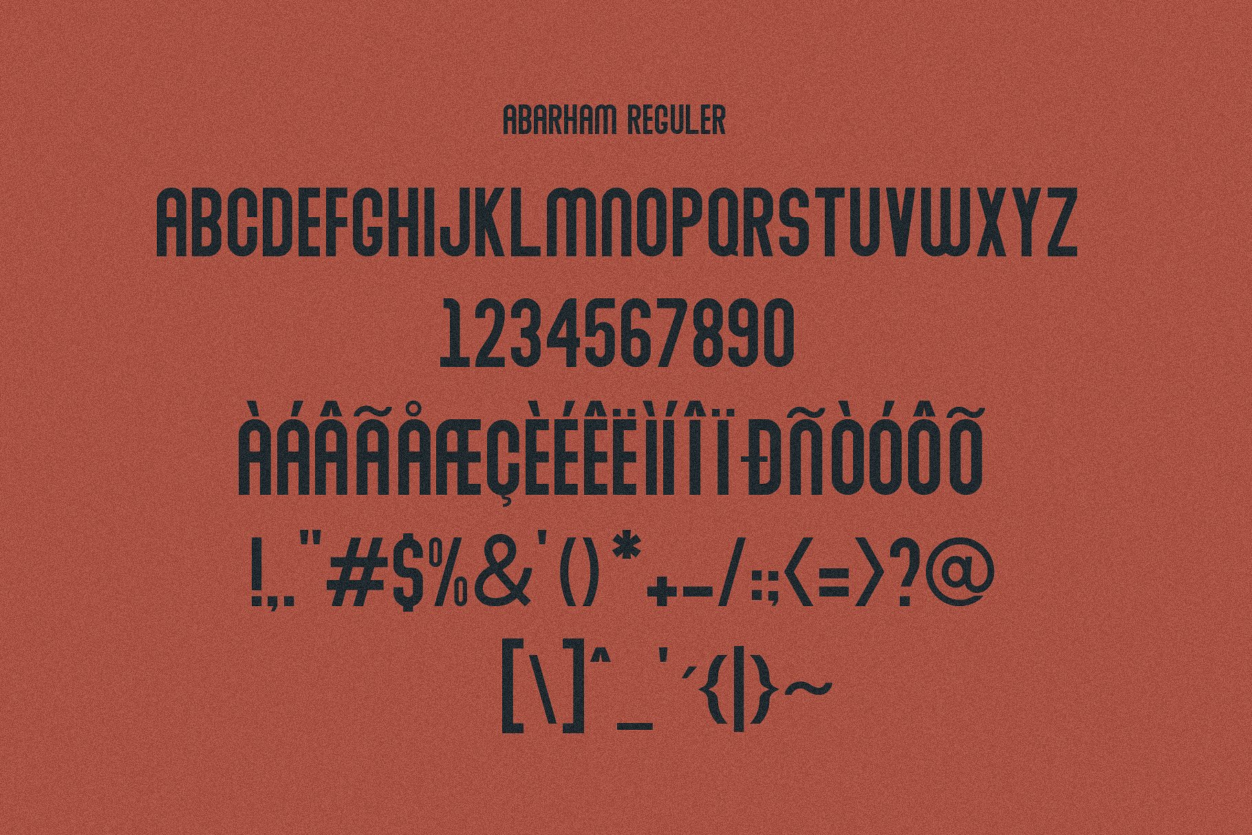 现代无衬线坚固实体标题字体 Modern Sans Serif Solid Body Title Font插图5