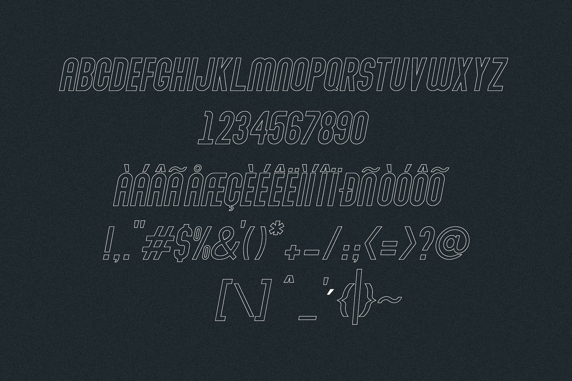 现代无衬线坚固实体标题字体 Modern Sans Serif Solid Body Title Font插图8