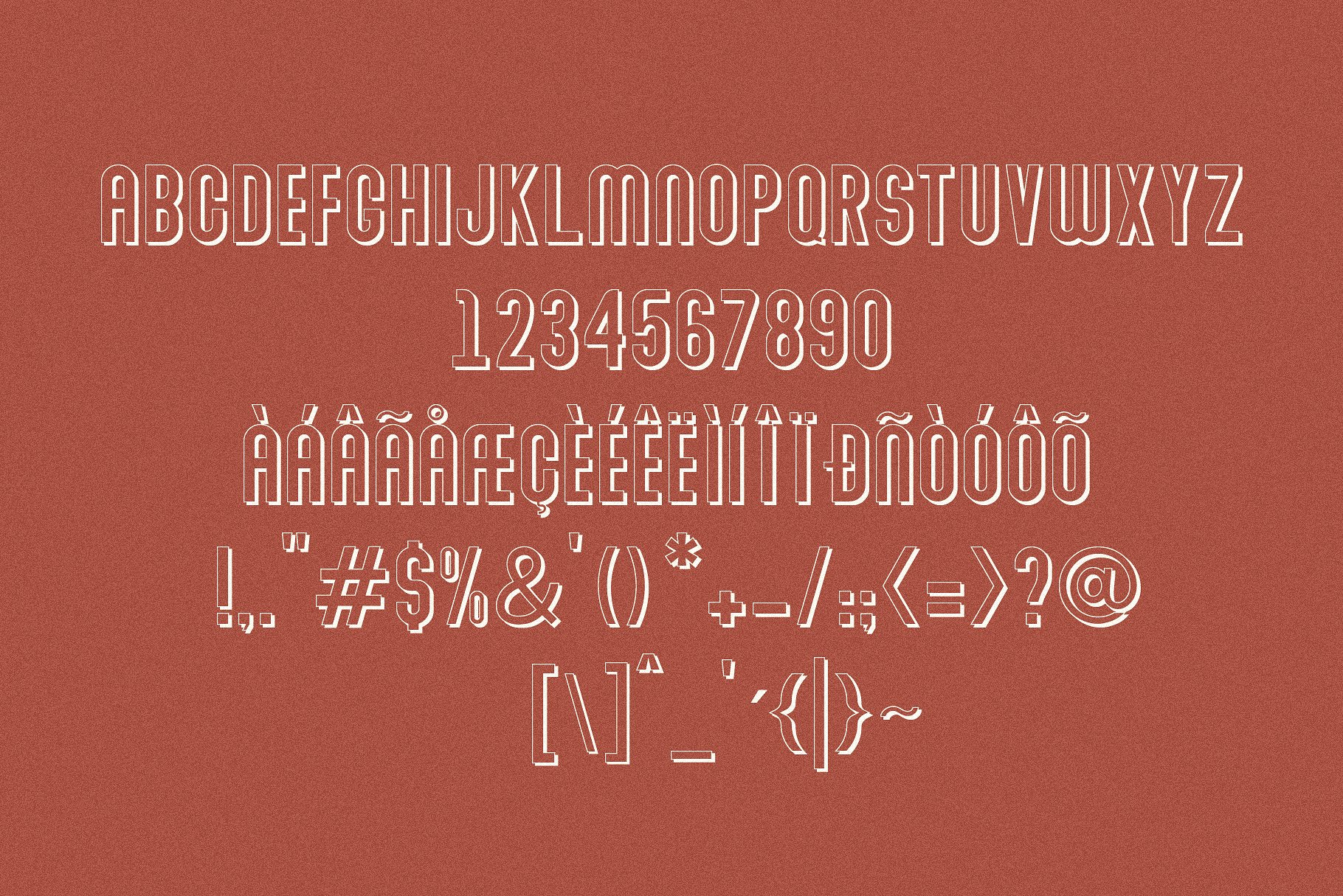 现代无衬线坚固实体标题字体 Modern Sans Serif Solid Body Title Font插图11