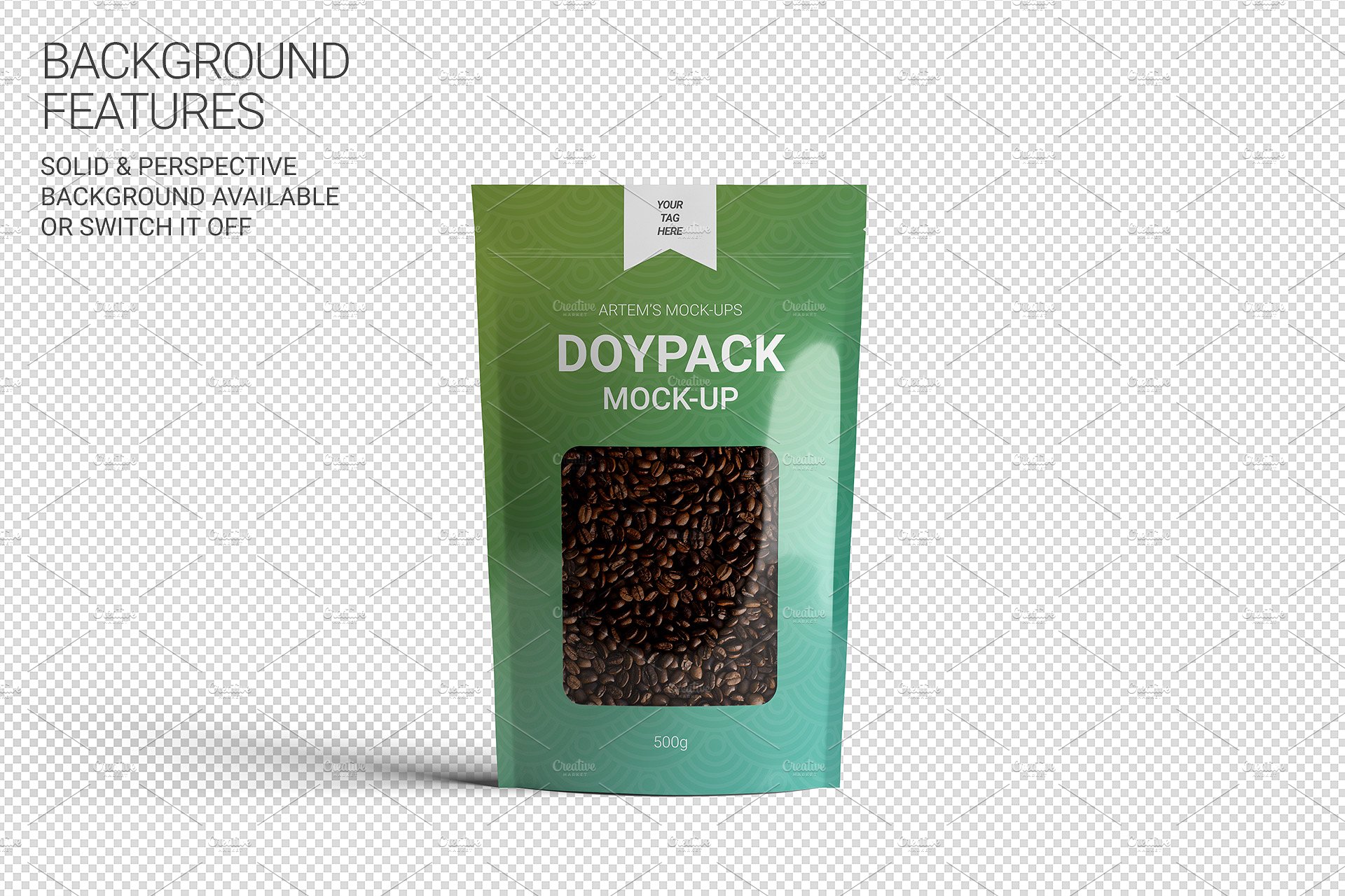 高品质的咖啡食品塑料封口包装袋样机 High Quality Coffee Food Plastic Sealing Packaging Bag Prototype插图7