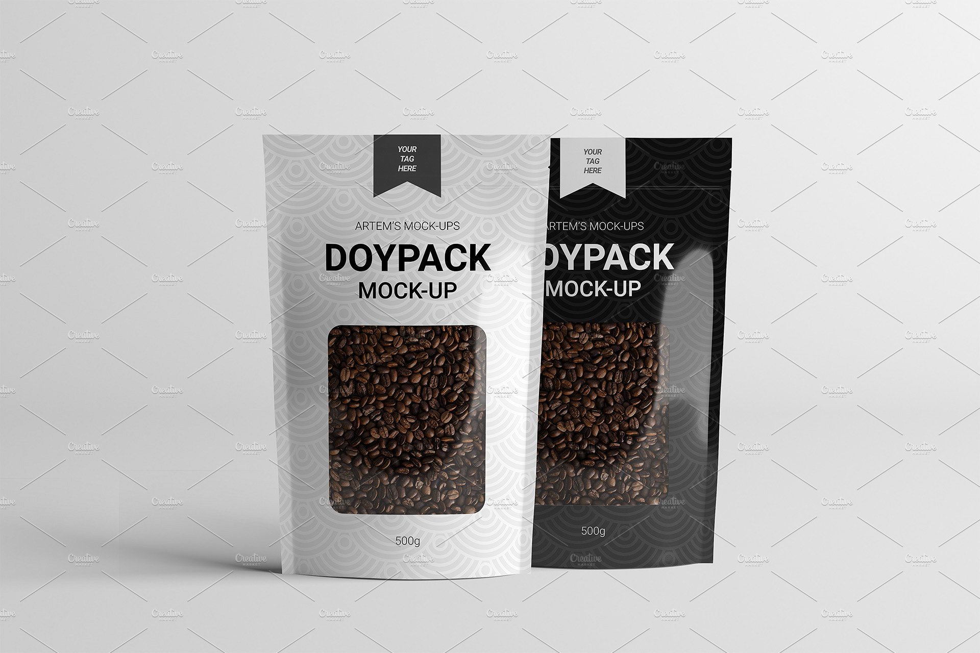 高品质的咖啡食品塑料封口包装袋样机 High Quality Coffee Food Plastic Sealing Packaging Bag Prototype插图2