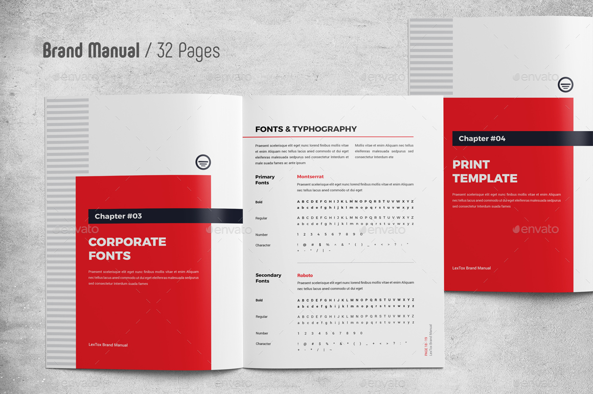 32页企业品牌宣传册VI画册模板 32 Page Corporate Brand Brochure VI Album Template插图9