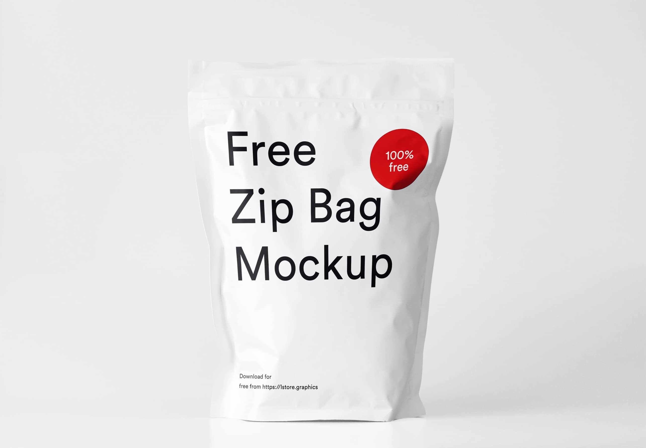 食品零食塑封塑料袋样机 Food Snack Plastic Packaging Plastic Bag Prototype插图