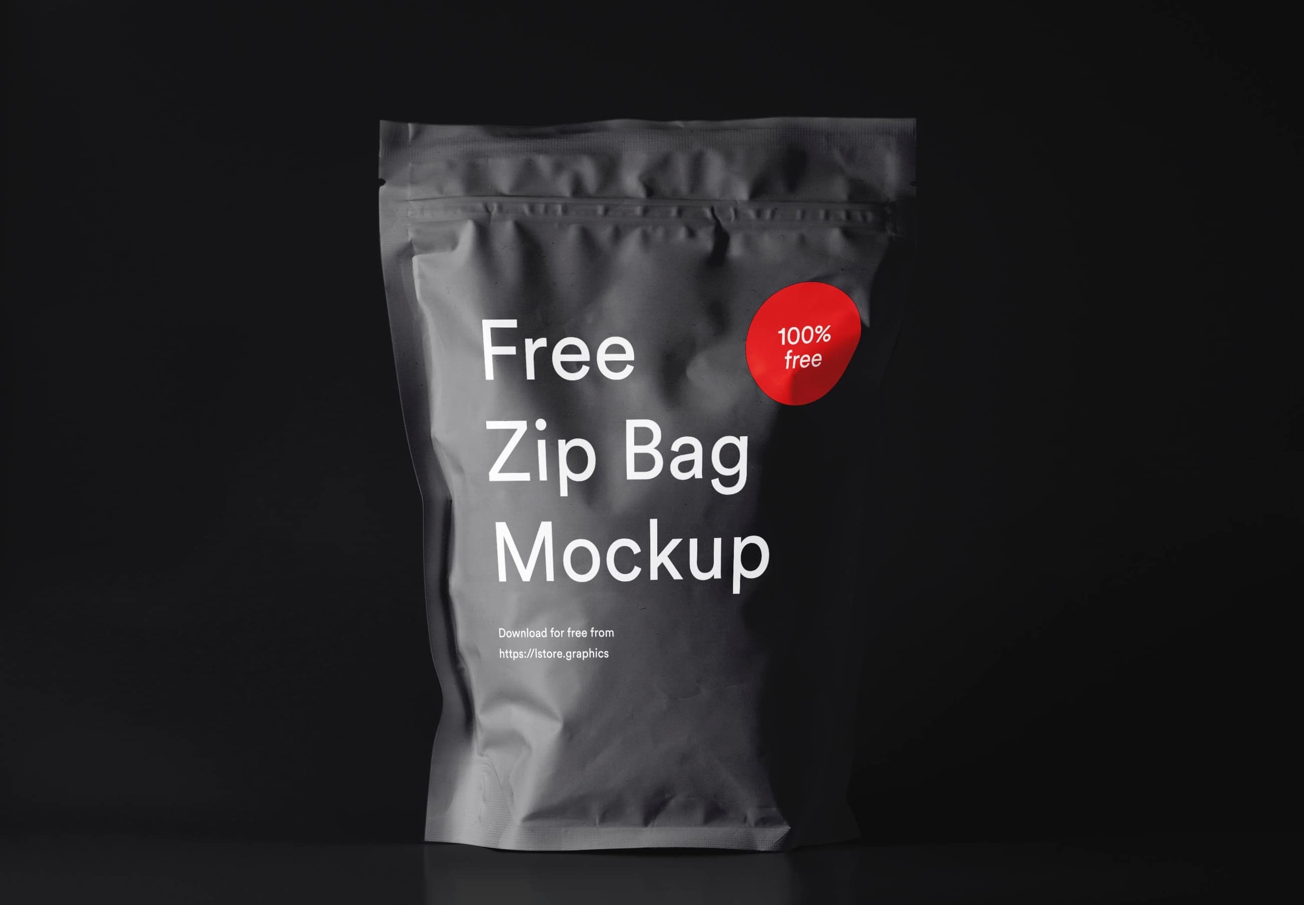 食品零食塑封塑料袋样机 Food Snack Plastic Packaging Plastic Bag Prototype插图1