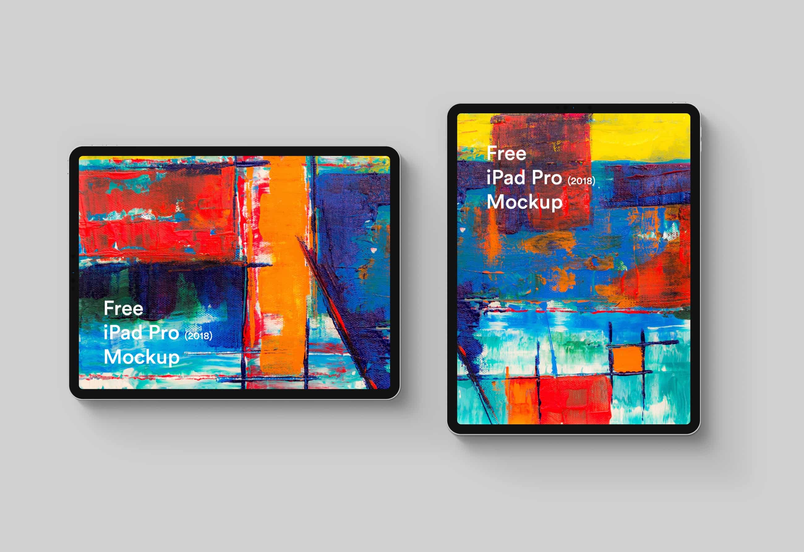 非常适合UI演示iPad Pro 2018 Mockup Great for UI Demo iPad Pro 2018 Mockup插图