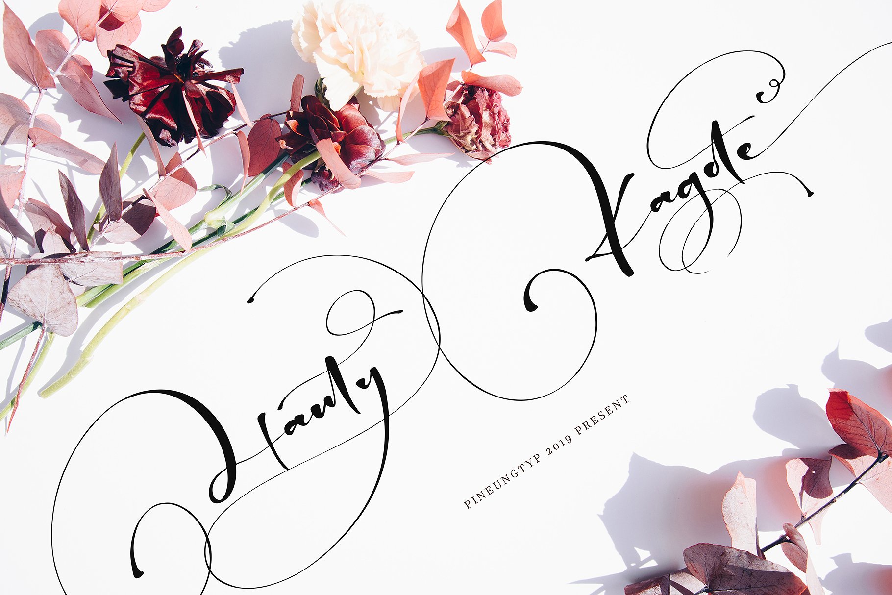 Hanty Kagote飘逸现代手写书法婚礼字体 Hanty Kagote Elegant Modern Handwritten Calligraphy Wedding Font插图7