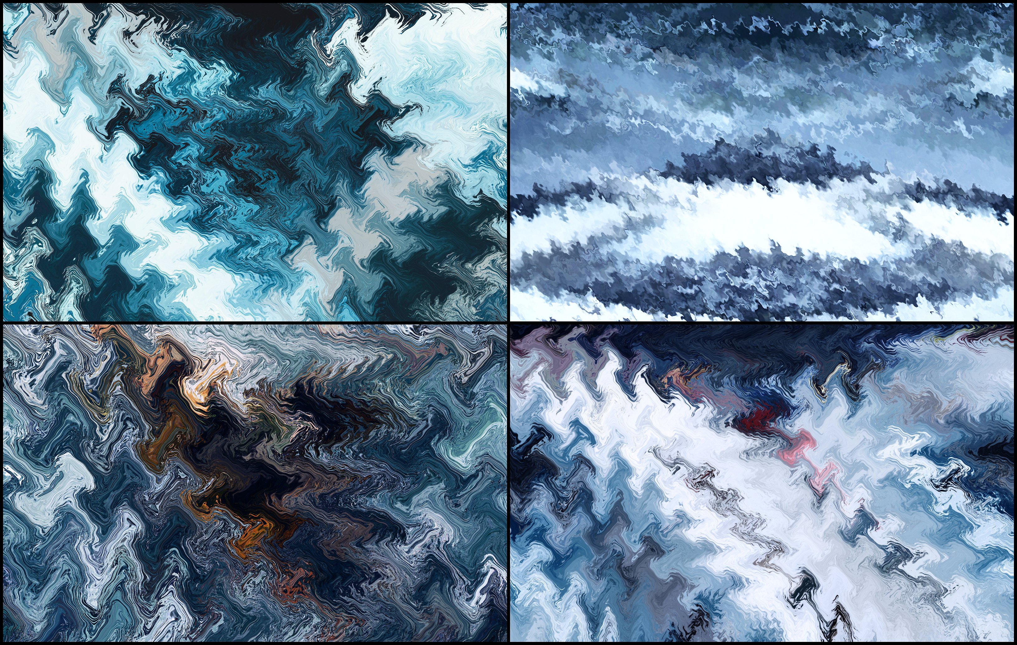 令人敬畏的炫酷复古抽象波浪背景纹理 Awesome Cool Retro Abstract Wavy Background Texture插图1