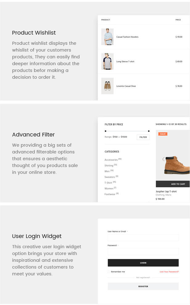 富有创意优雅的服装包包在线商城WordPress主题模板 Creative And Elegant Clothing Bag Online Mall WordPress Theme Template插图8