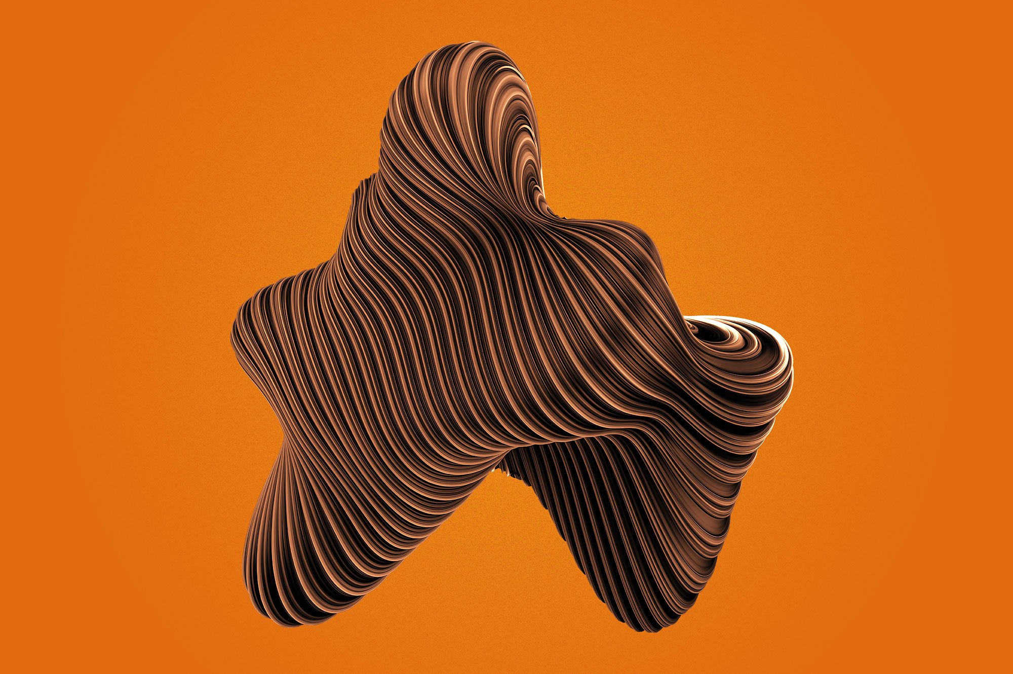 创意抽象纹理系列：抽象爆破破裂动感的3D形状背景纹理抽象纹理Ps笔刷  Morph: Bursting 3D Shapes插图7