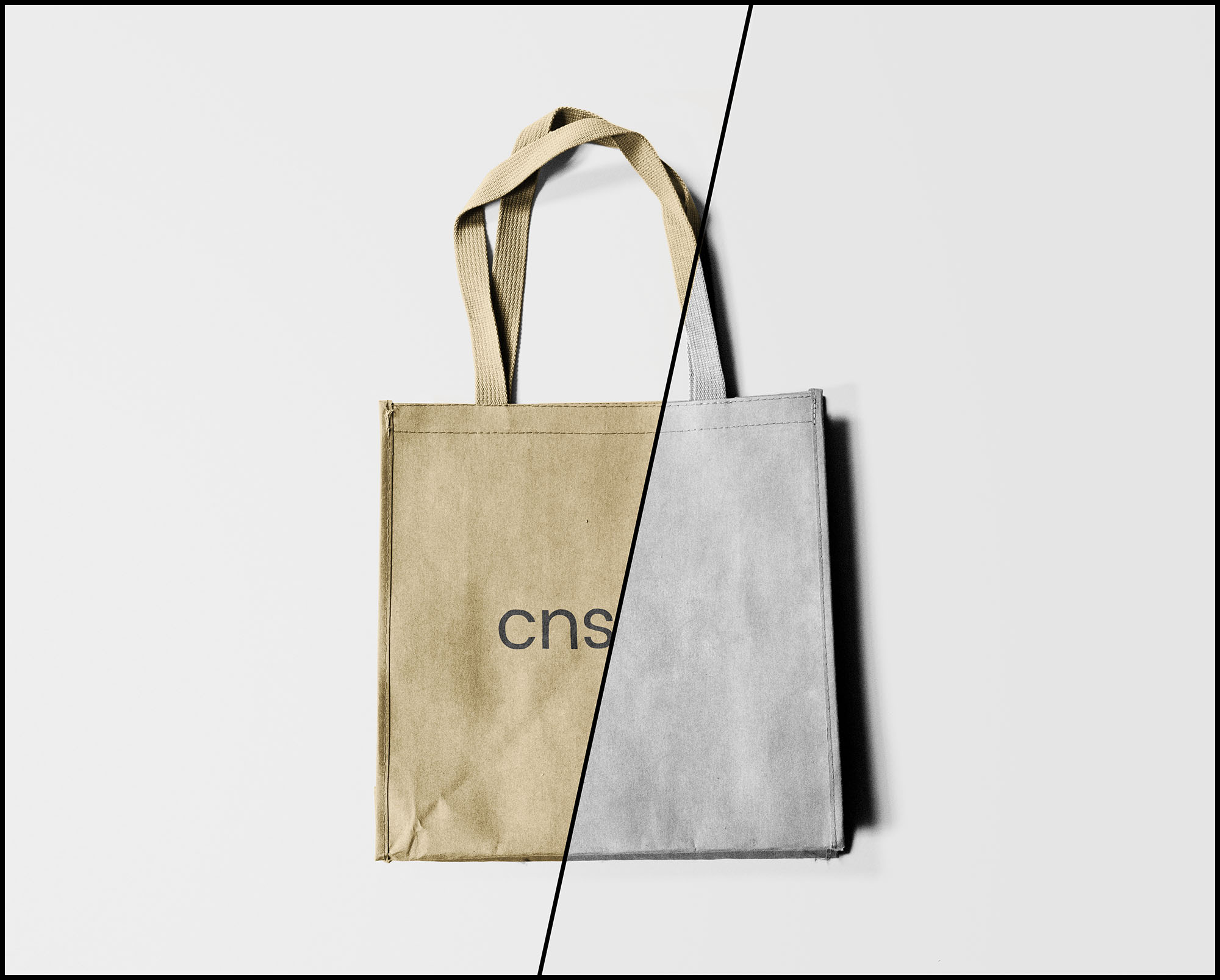 简约的手提袋无纺布袋样机 Simple Tote Bag Non-Woven Bag Prototype插图2