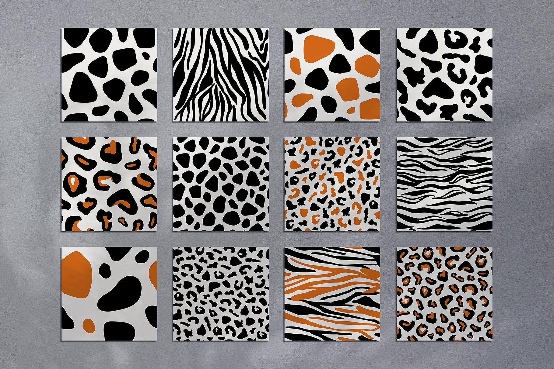 斑点豹纹无缝动物矢量图案 Animalista Patterns Collection插图3