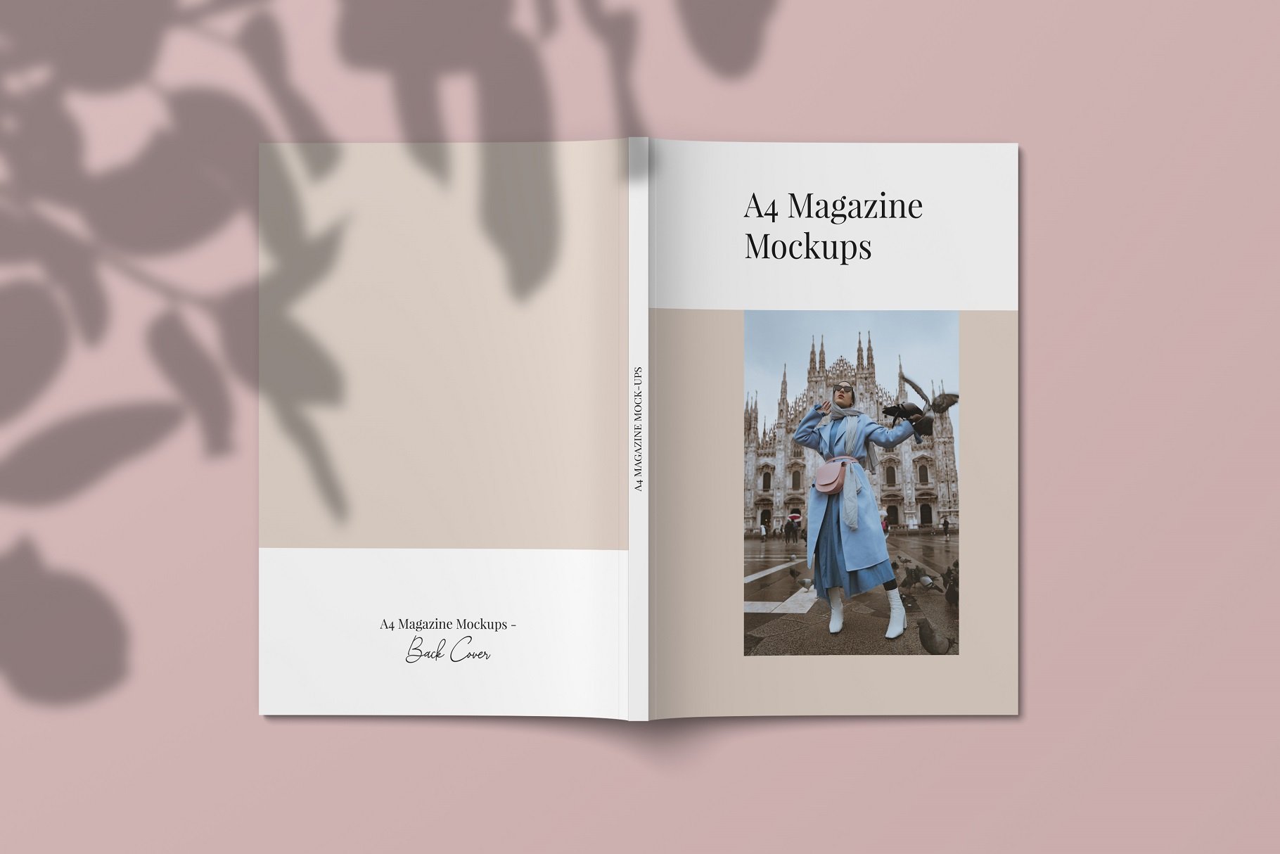 A4美式画册杂志设计提案展示样机 A4 and US Letter Magazine Mockups插图4