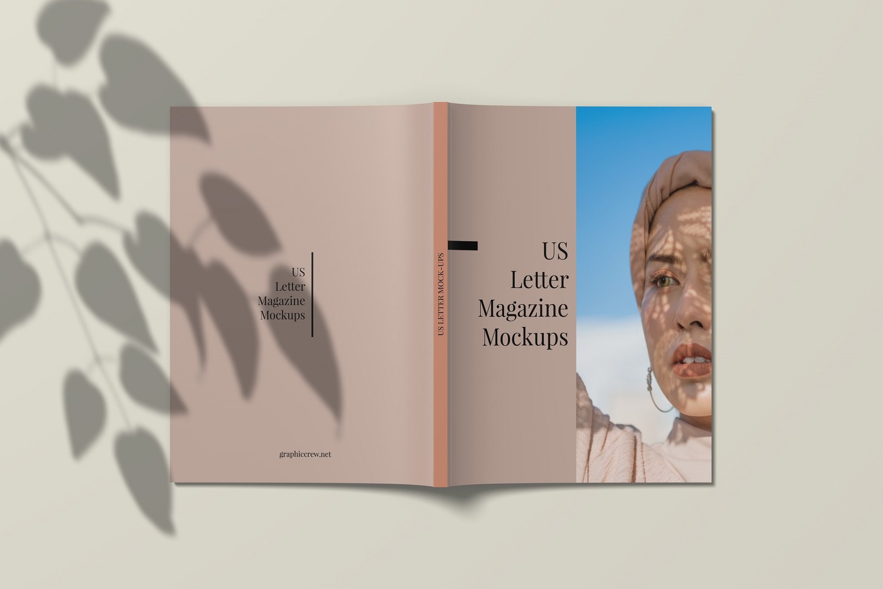 A4美式画册杂志设计提案展示样机 A4 and US Letter Magazine Mockups插图10