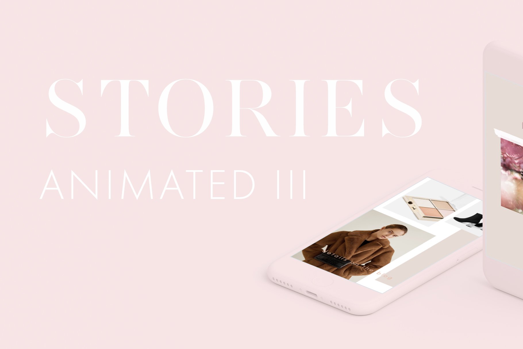 化妆品电商营销海报Instagram模板 ANIMATED Instagram Stories Pack III插图