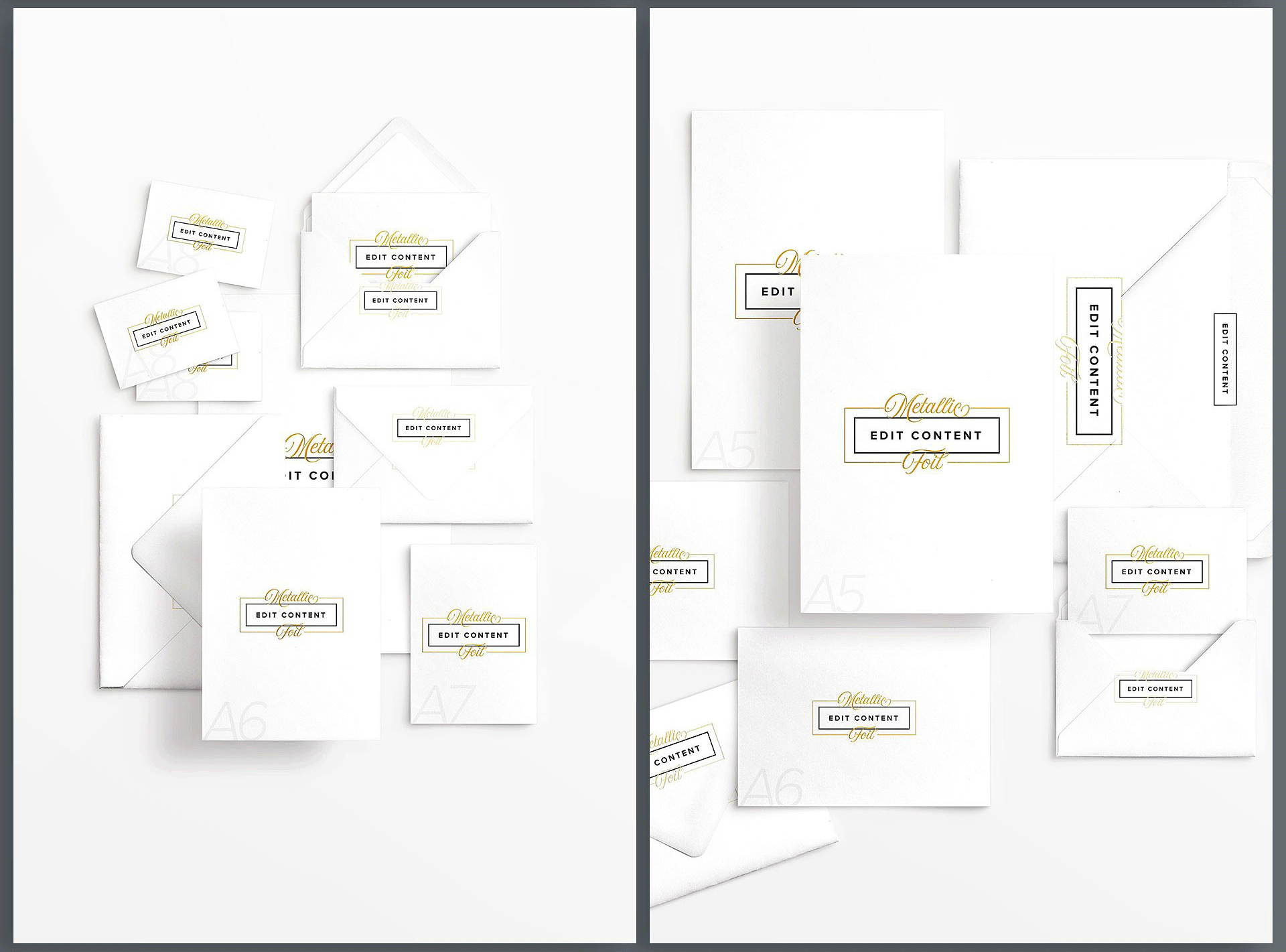 [37.47G] 婚礼场景展示样机信封卡片鲜花配件模型邀请函PSD设计素材 Wedding Mockup Scene Creator Bundle插图19