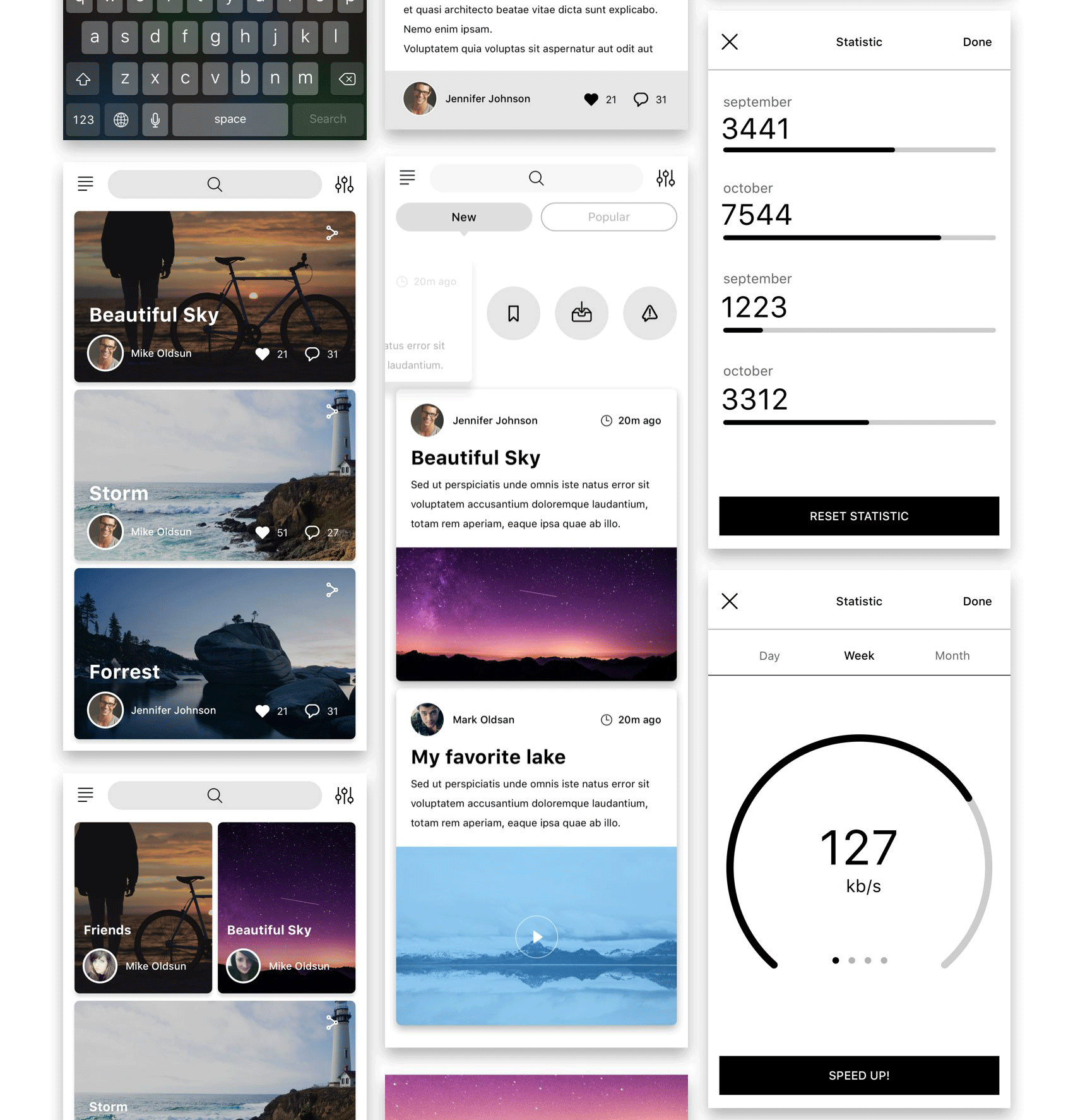 多用途手机应用 UI 套件 Hello UI Kit Mod. 2插图13