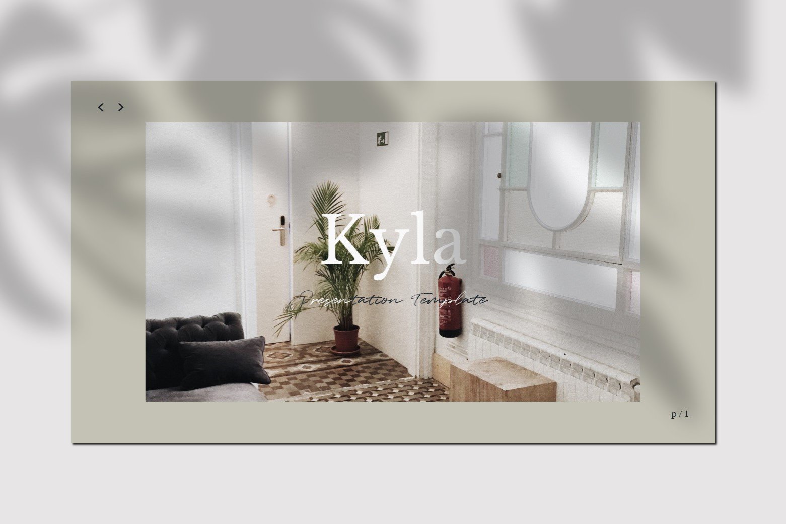 极简独特家居家具设计展示PPT模板 Kyla – Powerpoint Template插图1