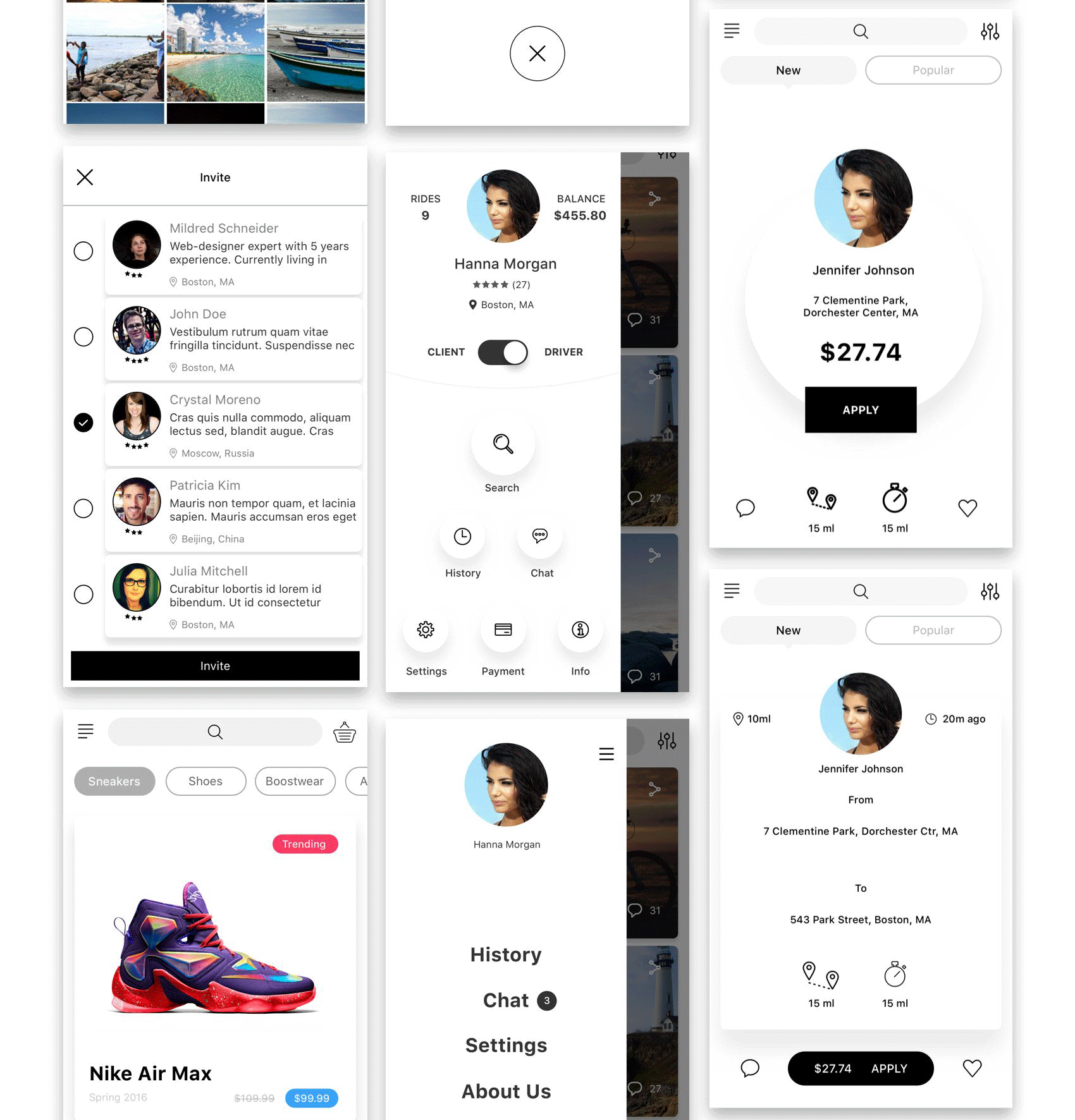 多用途手机应用 UI 套件 Hello UI Kit Mod. 2插图18