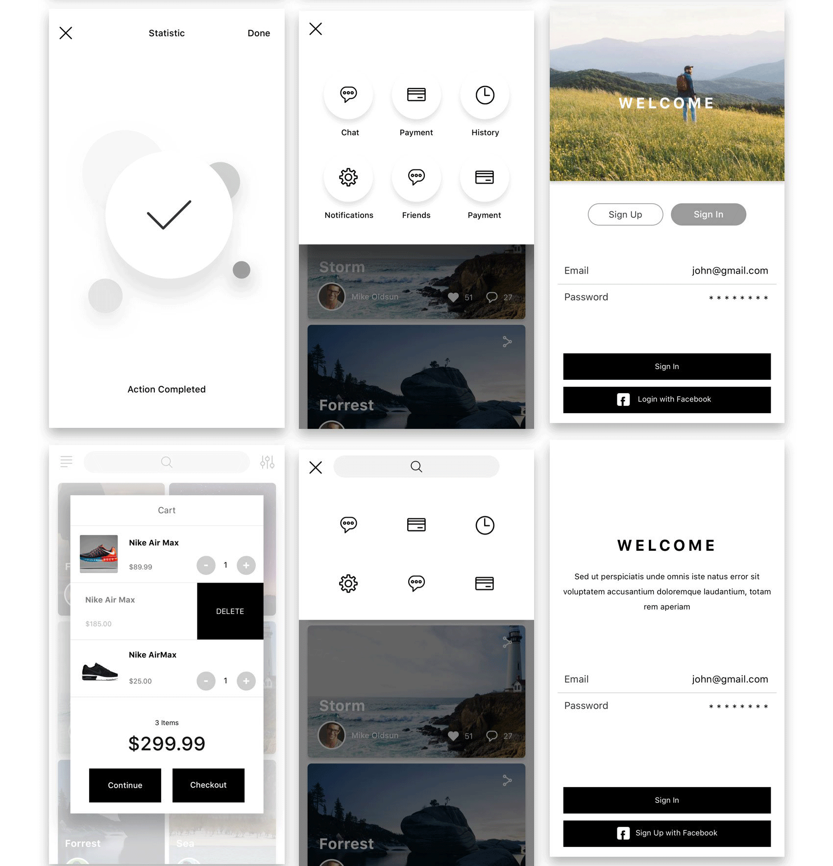 多用途手机应用 UI 套件 Hello UI Kit Mod. 2插图7