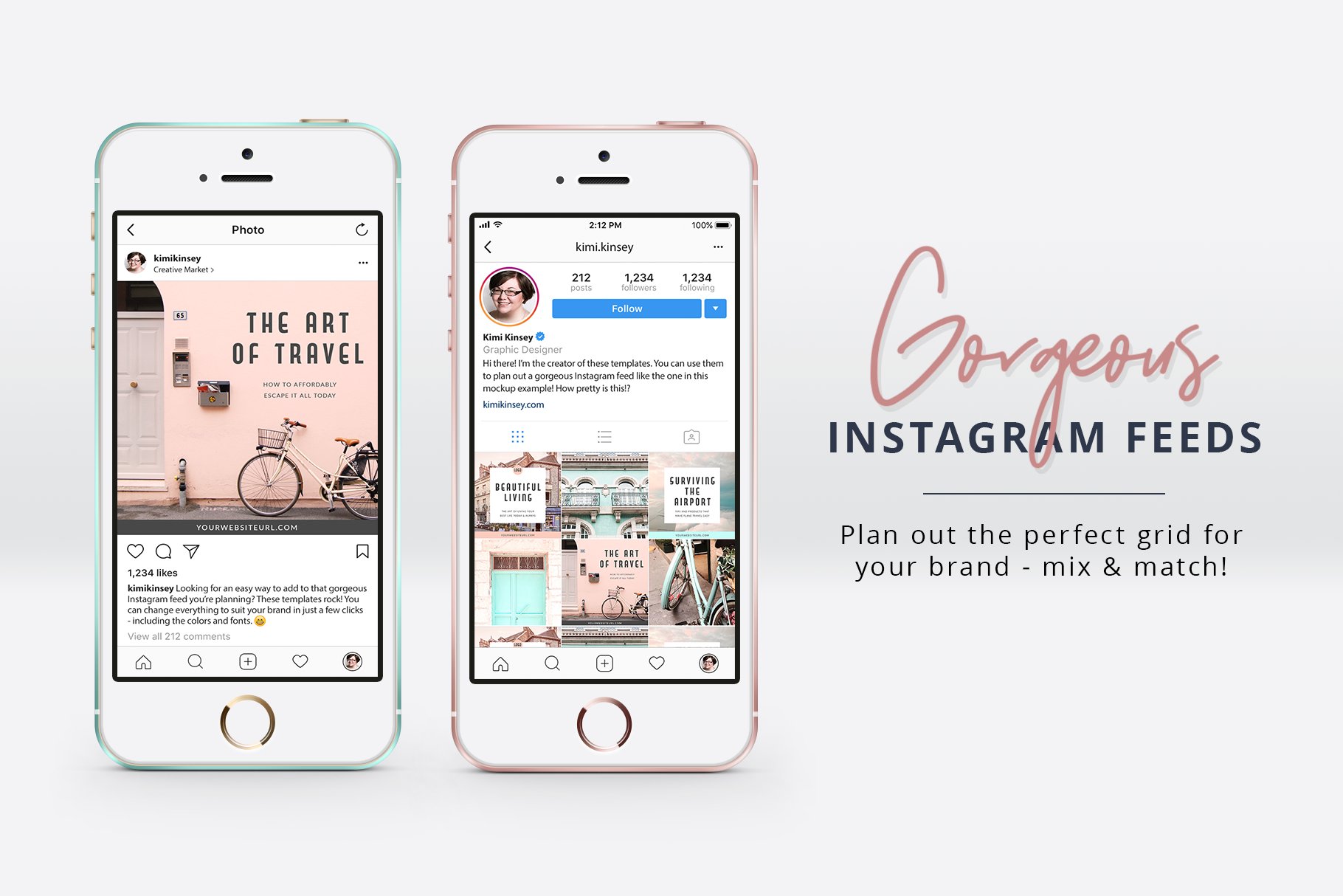 服装鞋子朋友圈主图排版Instagram模板 Social Media Templates Bundle插图1