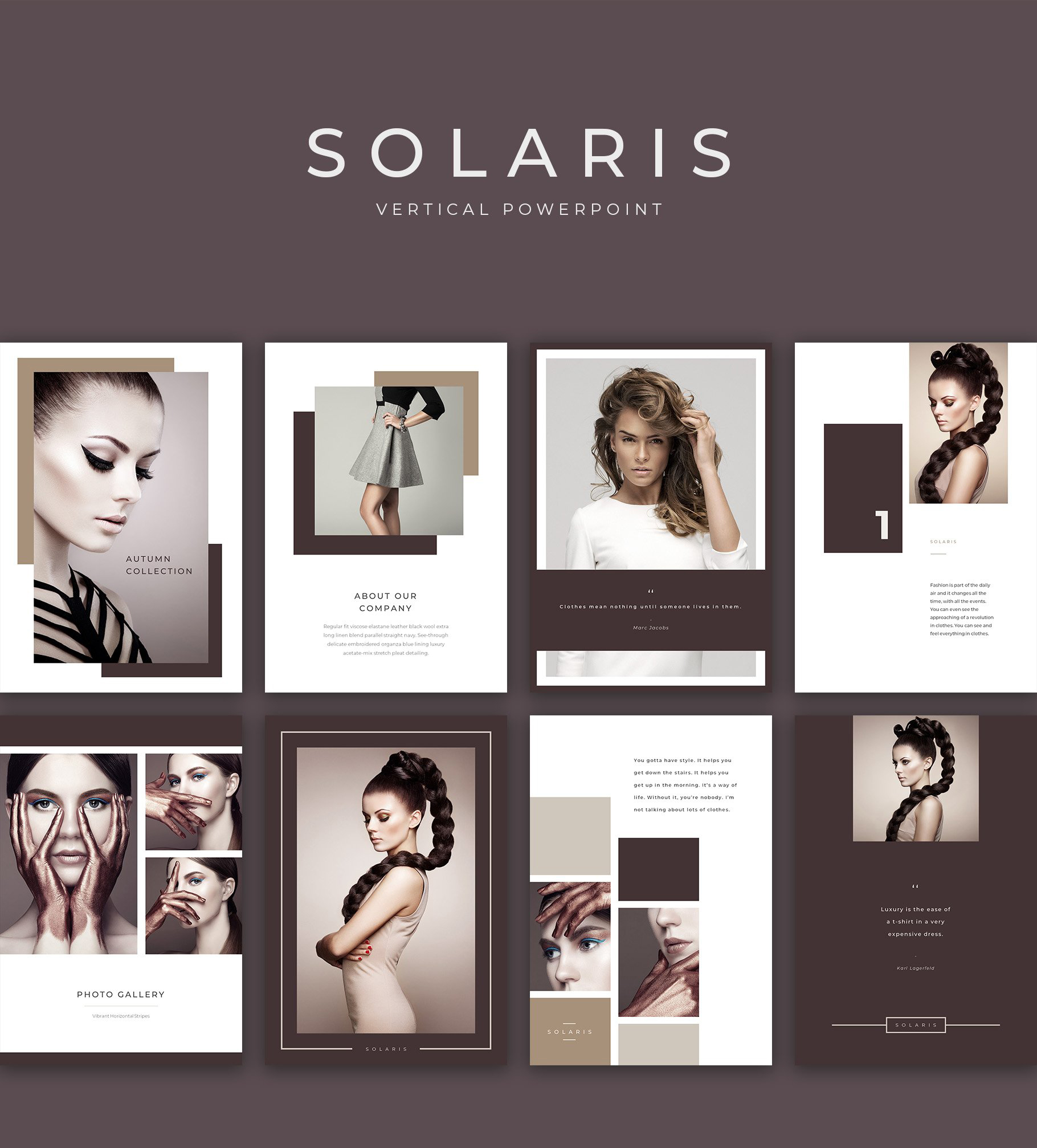 简约女装化妆品营销INDD画册模板 Solaris Complete Pack插图5