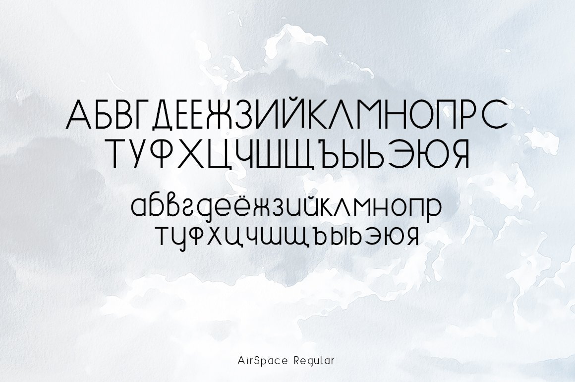 时尚极简徽标海报主题无衬线字体 AIRSPACE | Minimal Sans Serif Font插图2