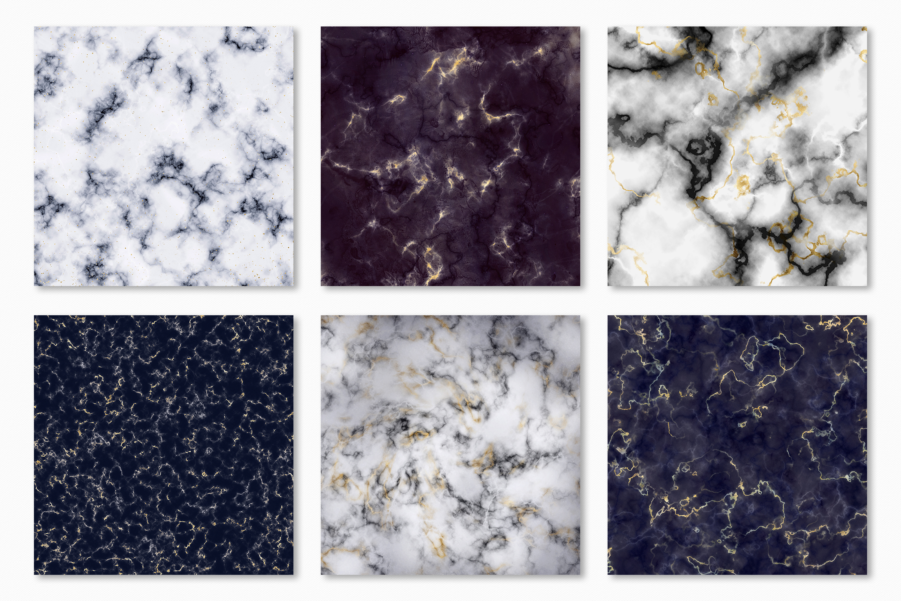 逼真大理石数字纸JPG纹理 Marble Digital Papers – 10 Veined Marble Textures插图11