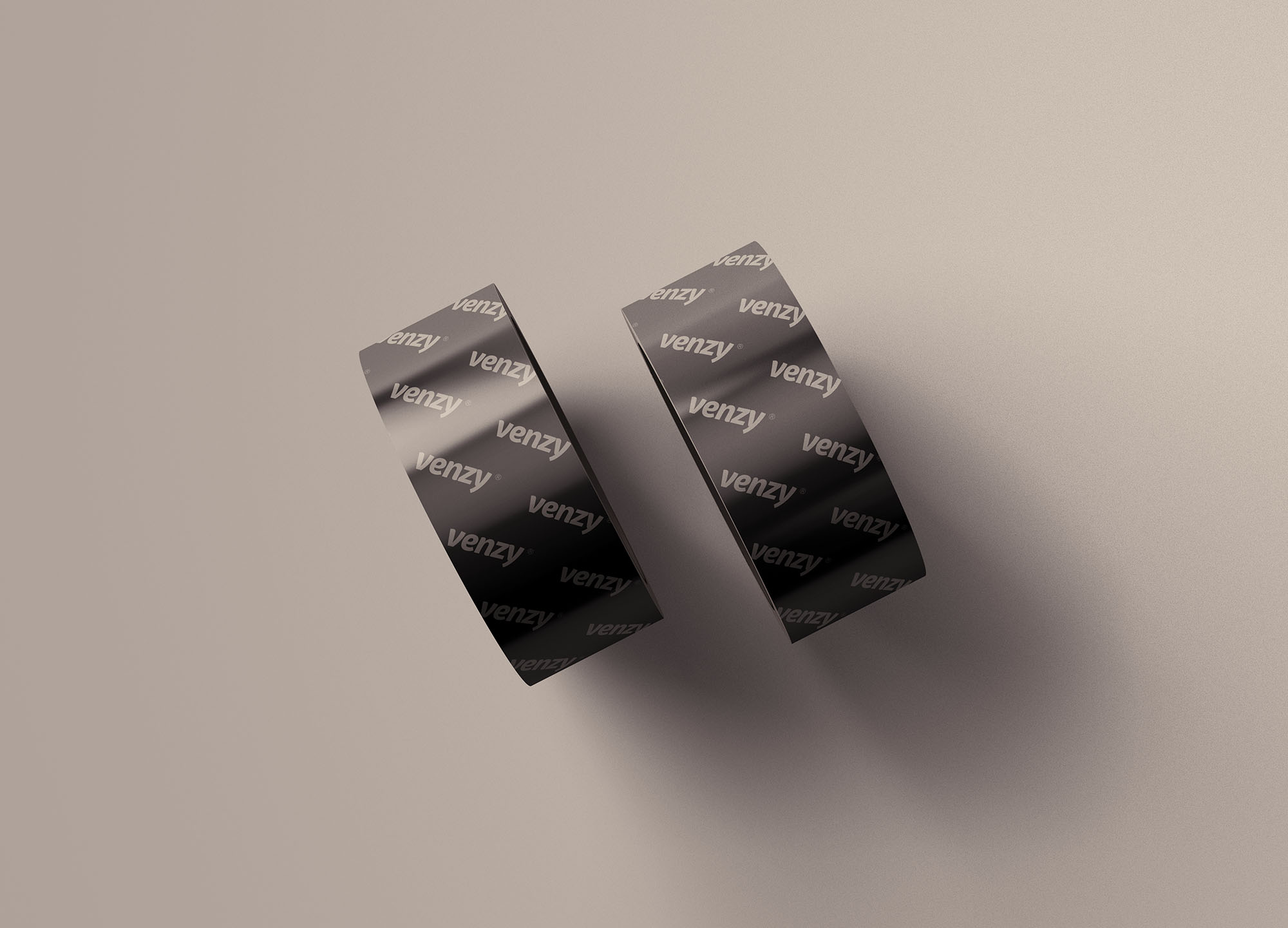 品牌VI设计提案管道胶带展示样机 Duct Tape Mockup插图3