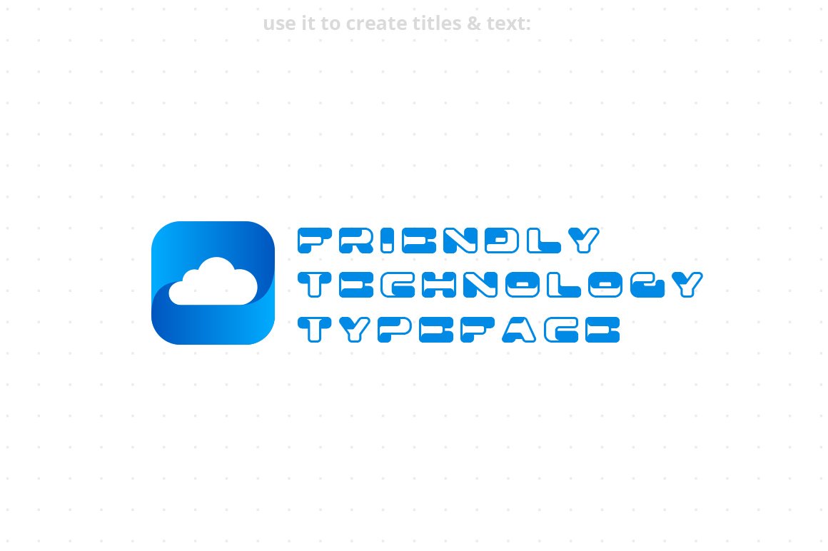 创意3D立体盒子字体 Airy Box Font插图6