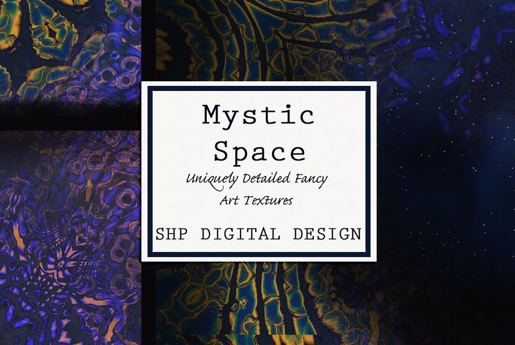 神秘复古梦幻空间般数字抽象背景纹理 Mystic Space – Dream Landscapes插图2