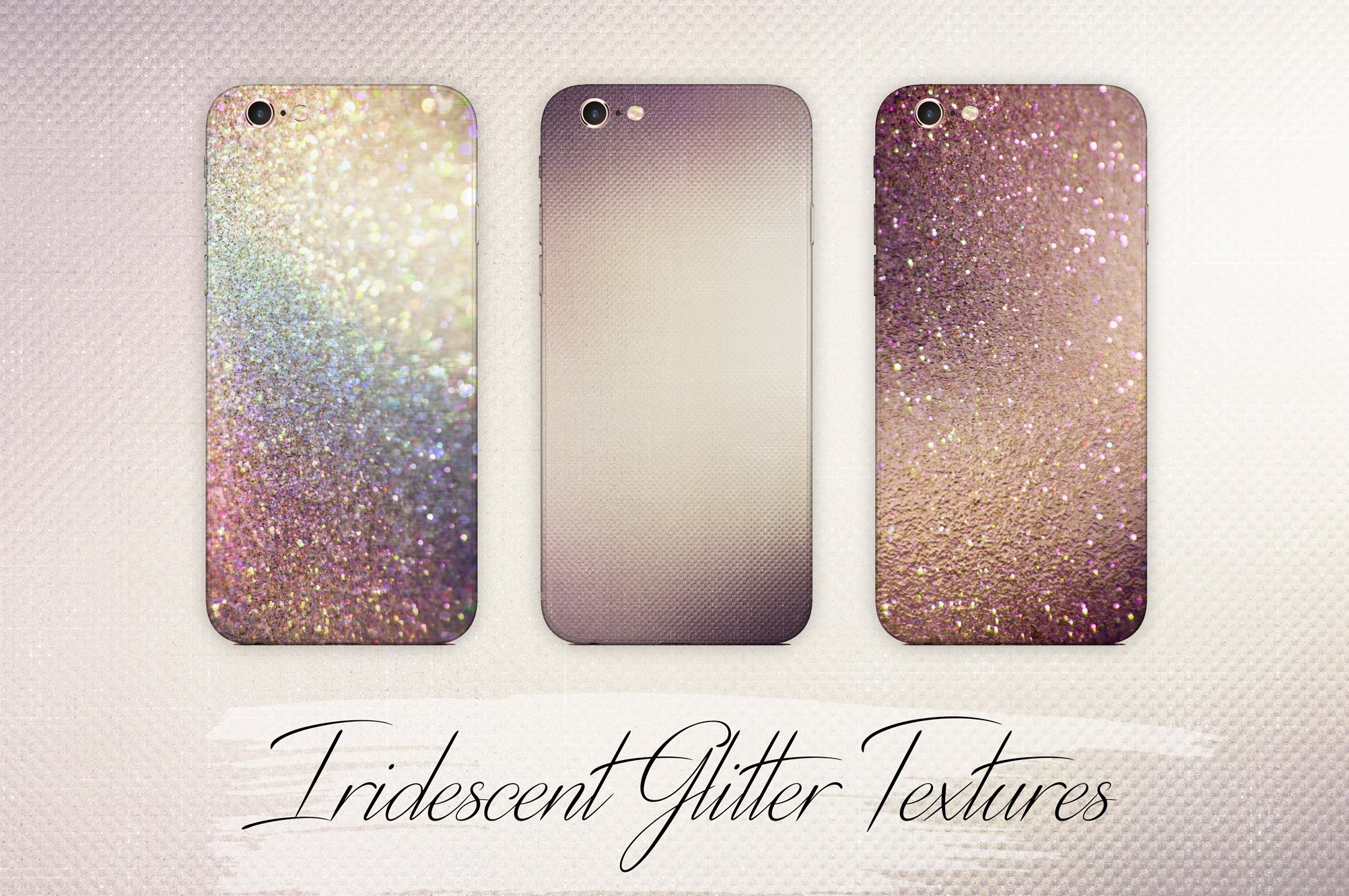 闪闪星星发光铂纸纹理 Iridescent Glitter And Foil Textures插图10