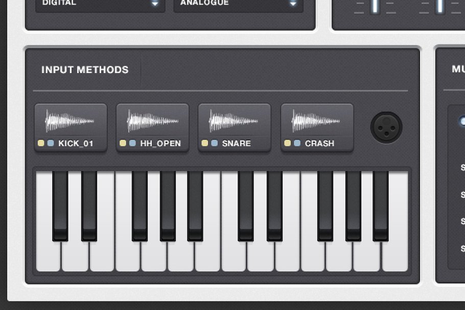 音频合成剪辑应用程序UI套件 Synth Audio App UI Kit插图3
