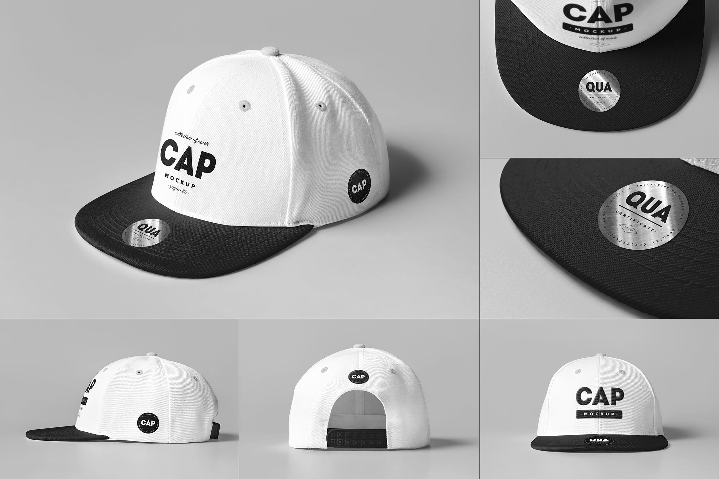 运动棒球帽印花设计展示样机模板 cap mockup