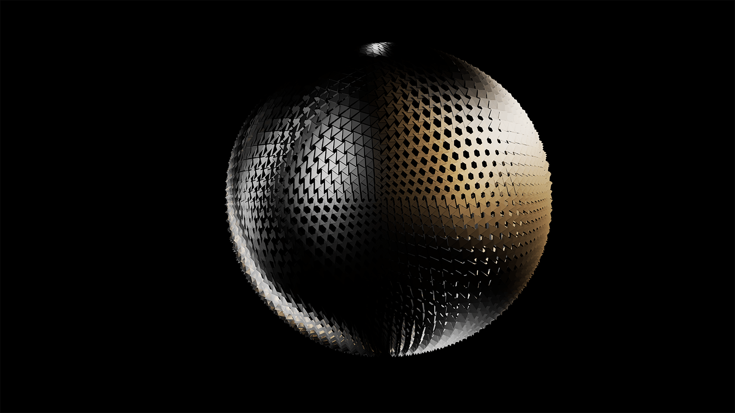 20个抽象3d立体银色金属球形背景素材geosphere1