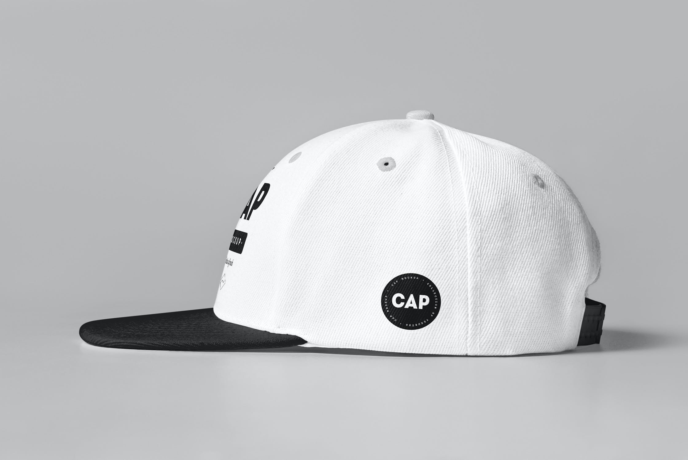 运动棒球帽印花设计展示样机模板 cap mockup