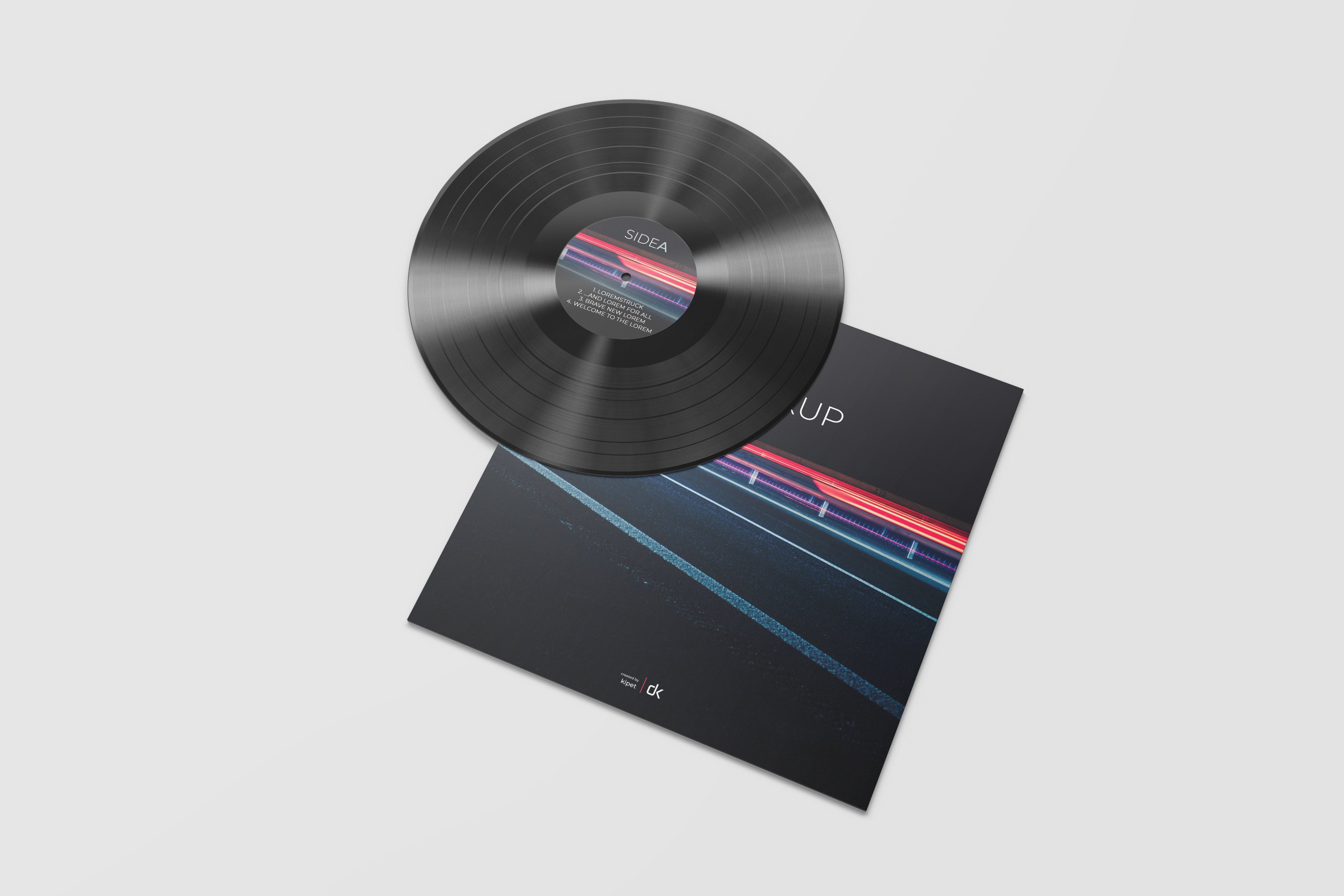 12款黑胶唱片包装纸袋设计展示贴图样机vinylrecordmockup3