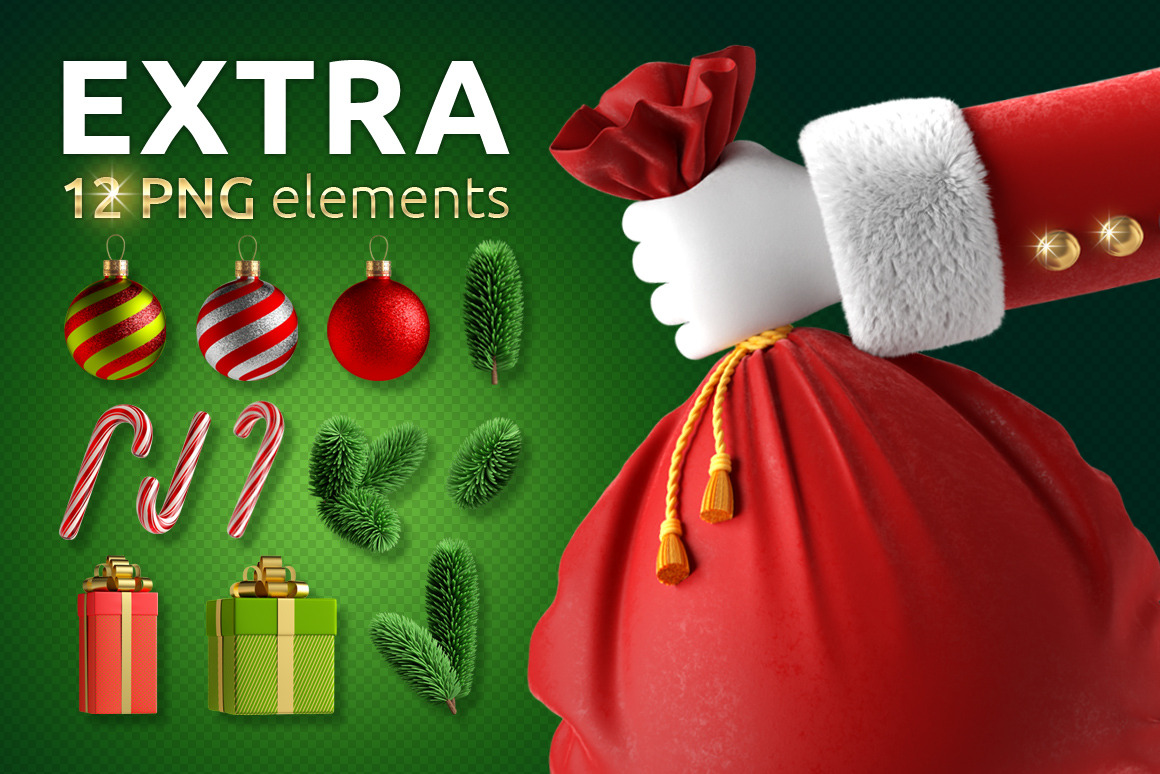 christmas santa claus hands - 早道大咖