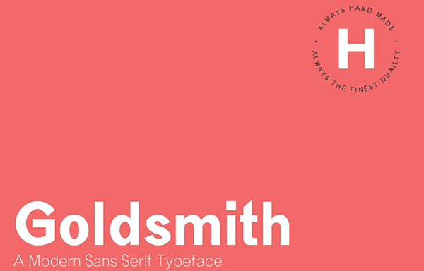 Goldsmith现代无衬线字体 Goldsmith Modern Sans Serif Font