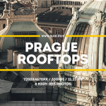 布拉格屋顶和城市景观 Prague Rooftops Cityscape