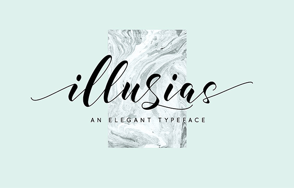 Illusias现代优雅字体 Illusias Modern Elegant Font